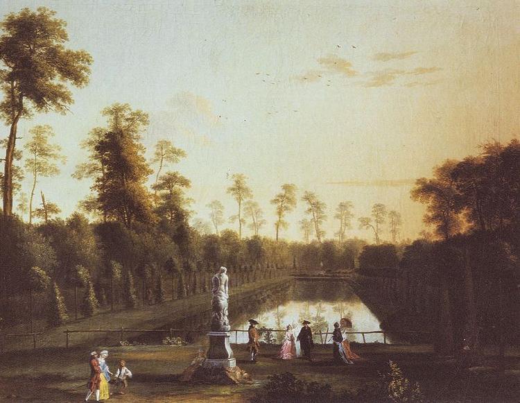 Jakob Philipp Hackert Parklandschaft mit Venusbassin im Berliner Tiergarten